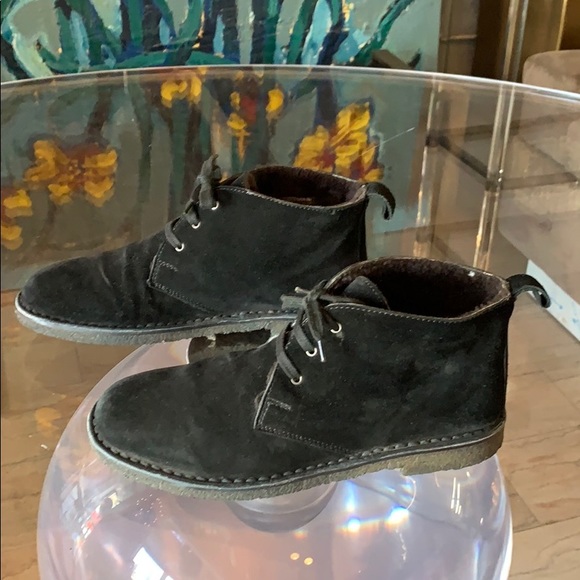 CANDICE Shearling Chukka Boots sz 9 MADE IN ITALY